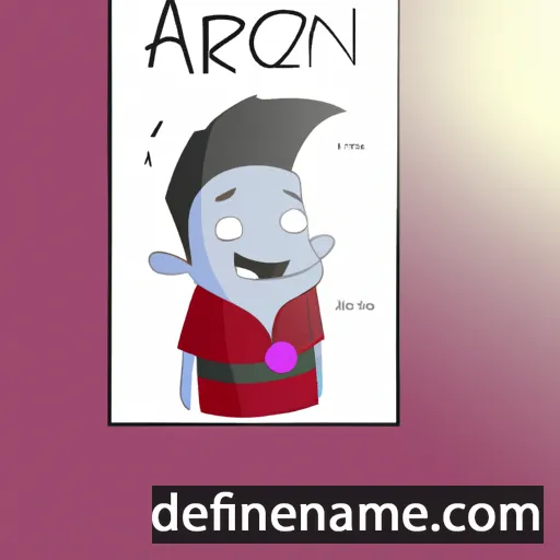 cartoon of the name Anzor