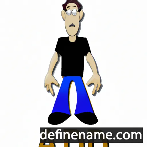 cartoon of the name Aod