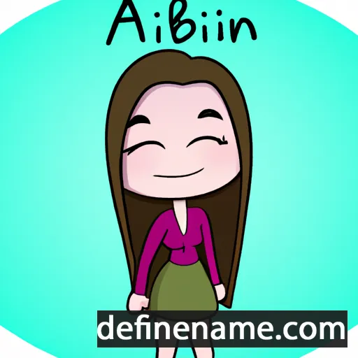 Aoibhinn cartoon