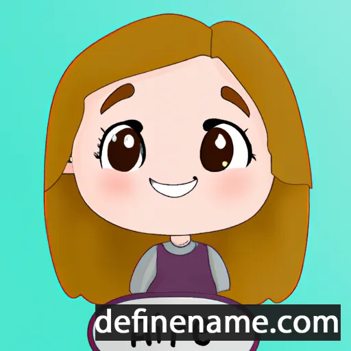 cartoon of the name Aoife