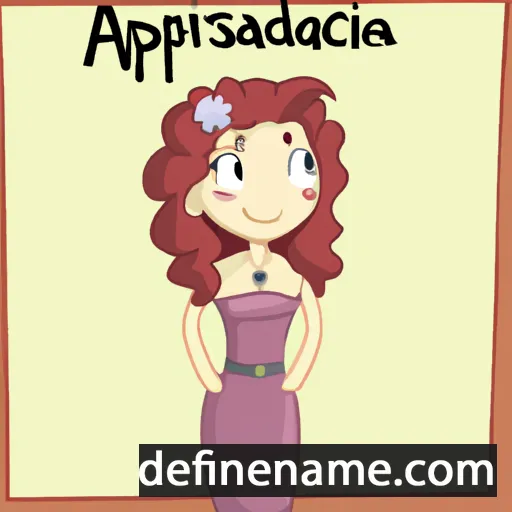 cartoon of the name Aphrodisia