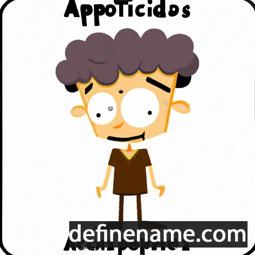 cartoon of the name Aphrodisios