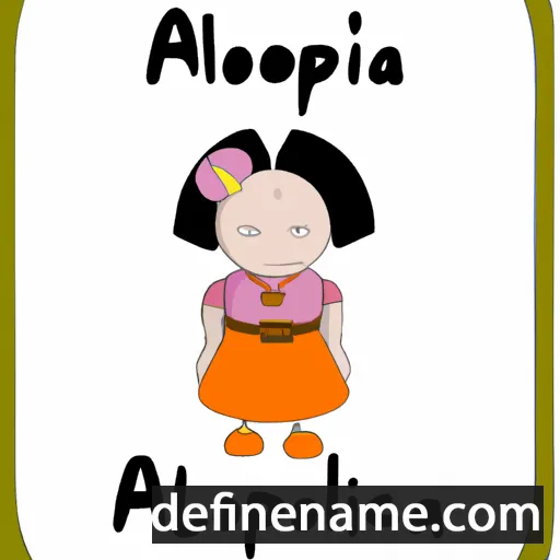 cartoon of the name Apolonia