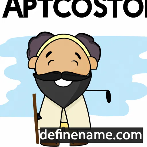 cartoon of the name Apostol