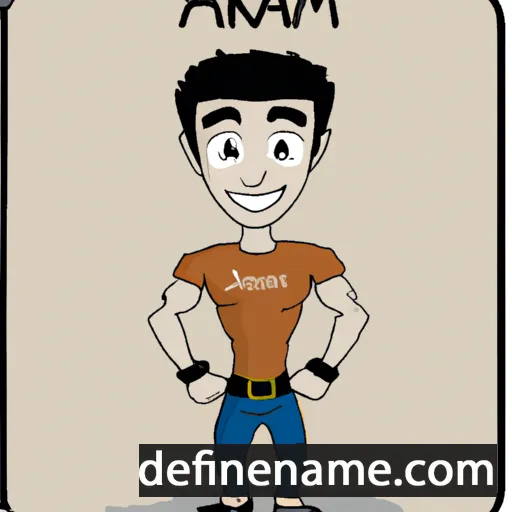 cartoon of the name Aram