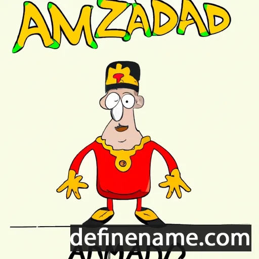 cartoon of the name Aramazd