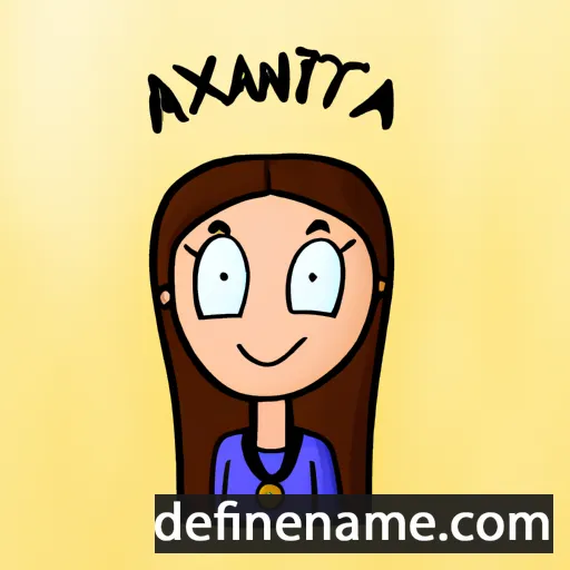 cartoon of the name Arantxa