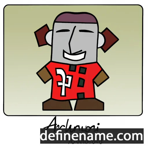 cartoon of the name Arantzazu