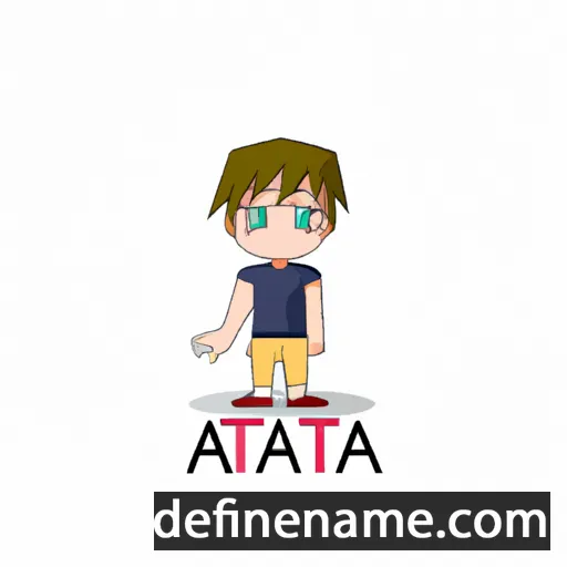 cartoon of the name Arata