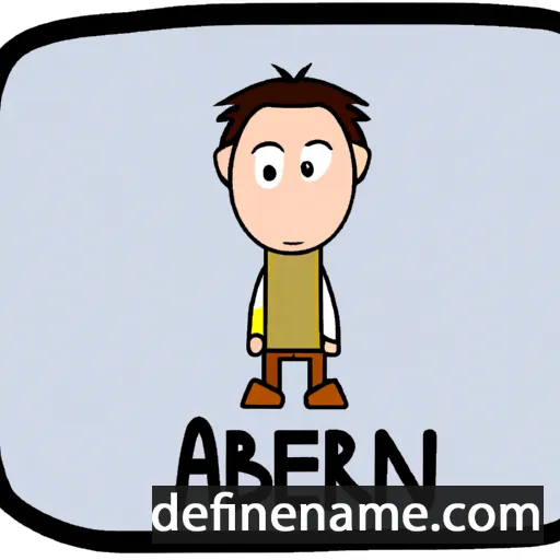 cartoon of the name Arben