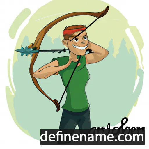 cartoon of the name Archer