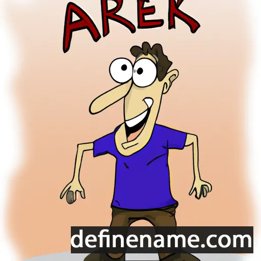 cartoon of the name Arek