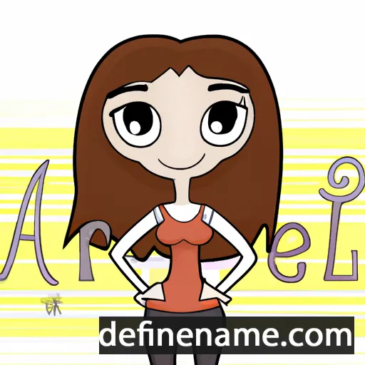 cartoon of the name Areli