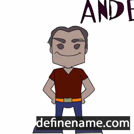 cartoon of the name Arend