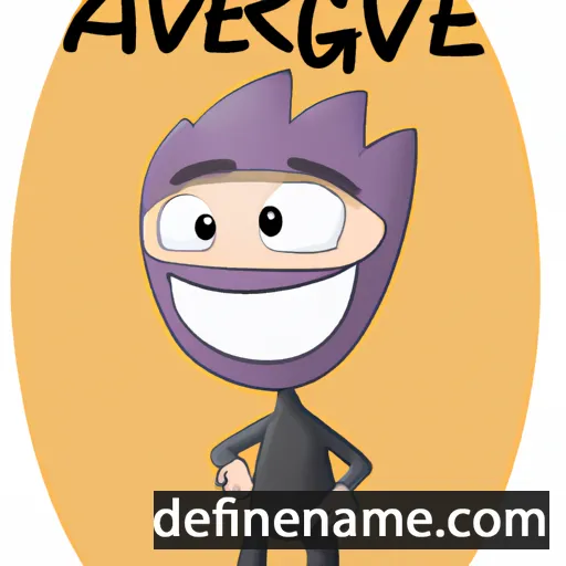 cartoon of the name Arevig