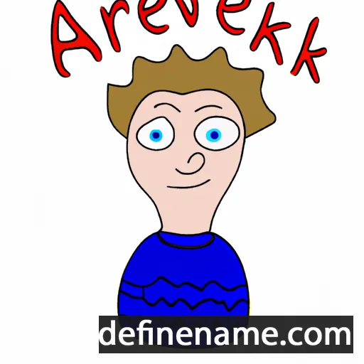 cartoon of the name Arevik