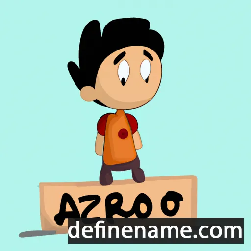 cartoon of the name Arezoo