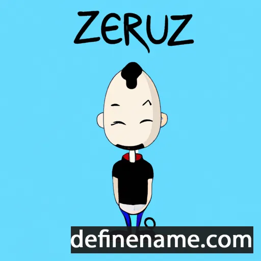 cartoon of the name Arezou