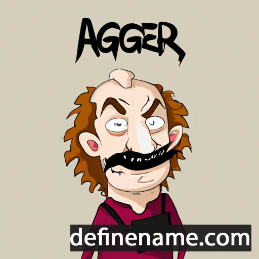 cartoon of the name Argider