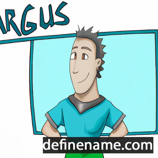 cartoon of the name Argus