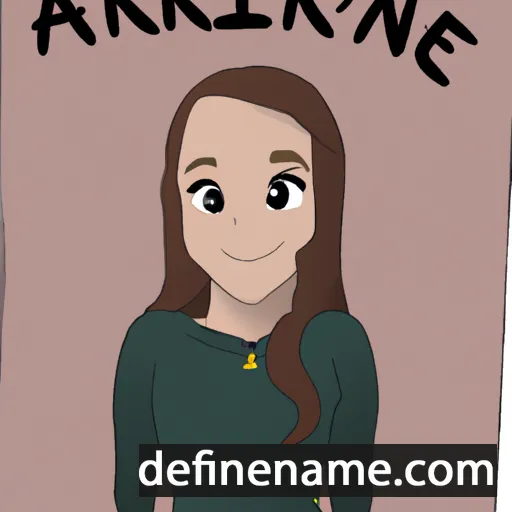 cartoon of the name Arianne