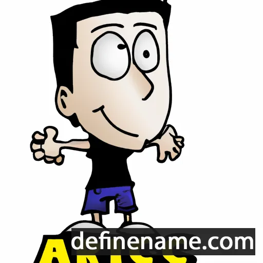 cartoon of the name Aric