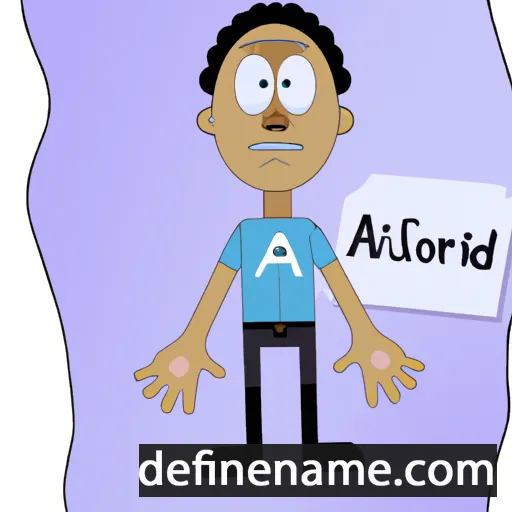 cartoon of the name Arioald