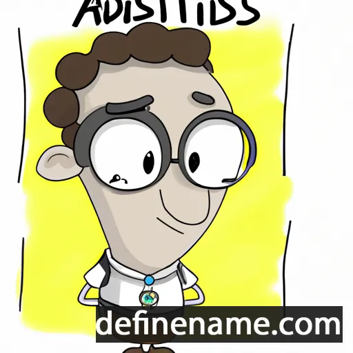 cartoon of the name Aristeidis