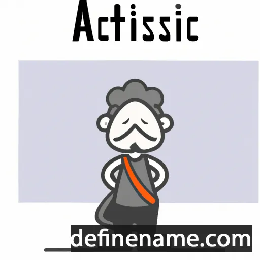 cartoon of the name Aristocles