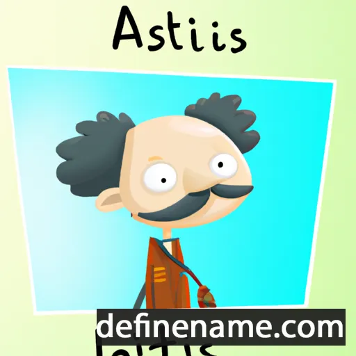 cartoon of the name Aristotelis