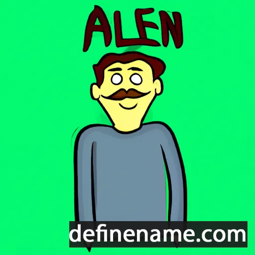 cartoon of the name Arlen