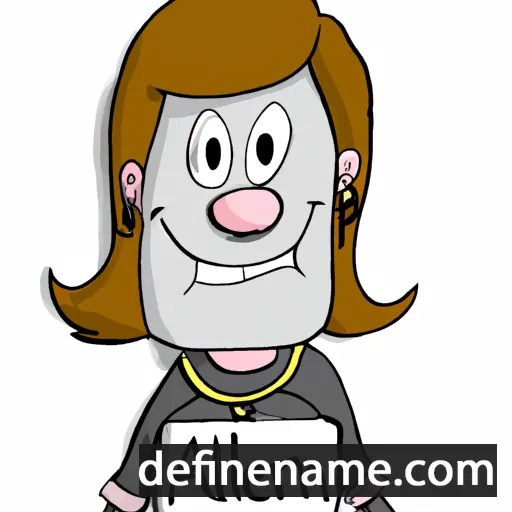 cartoon of the name Arlene