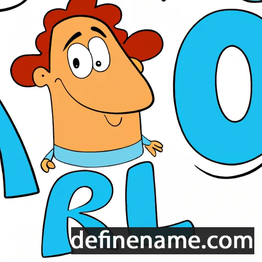 cartoon of the name Arlo