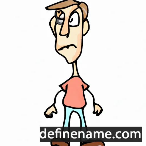 cartoon of the name Armand