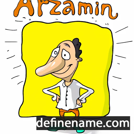 cartoon of the name Armazi