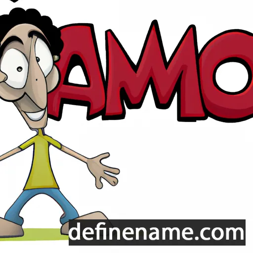 cartoon of the name Armo