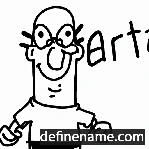 cartoon of the name Arndt