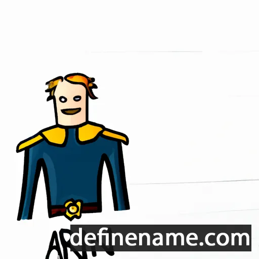 cartoon of the name Arnfinn