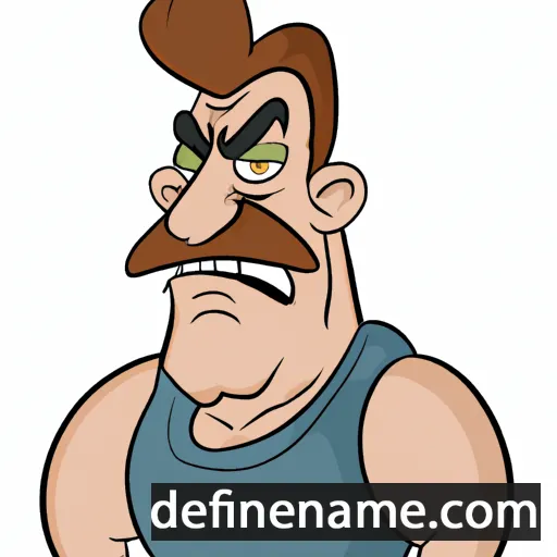 cartoon of the name Arnie