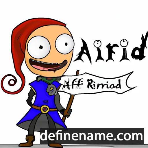 Arnifrid cartoon