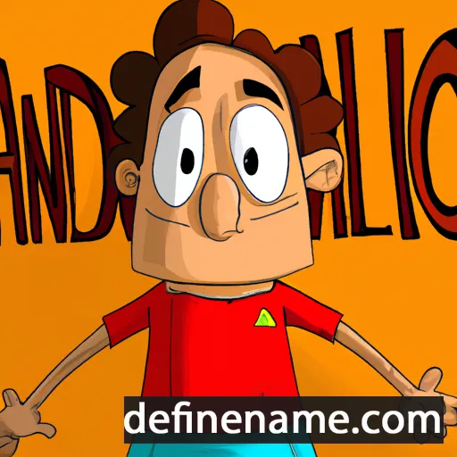 cartoon of the name Arnoldo