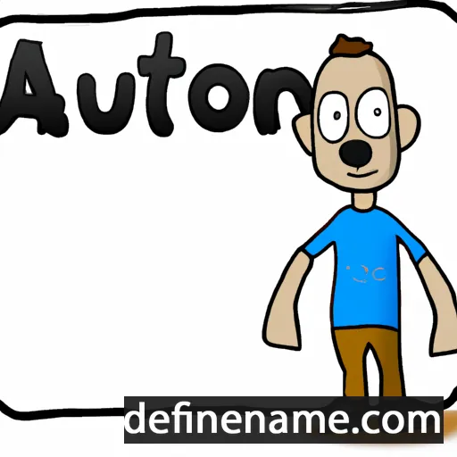 cartoon of the name Arnout