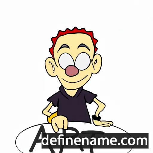 cartoon of the name Arnt