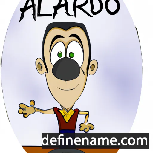 cartoon of the name Aroldo