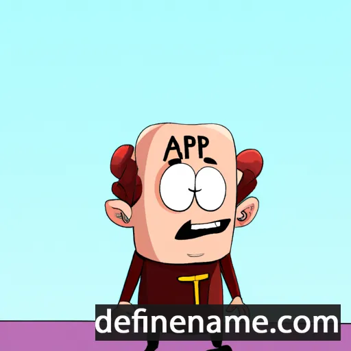 cartoon of the name Arpi