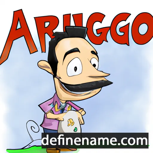 cartoon of the name Arrigo