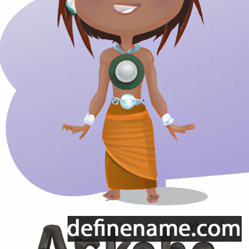 cartoon of the name Arshaka