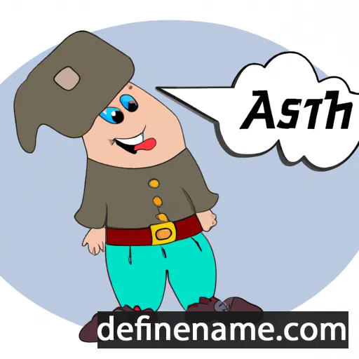 cartoon of the name Arshtat