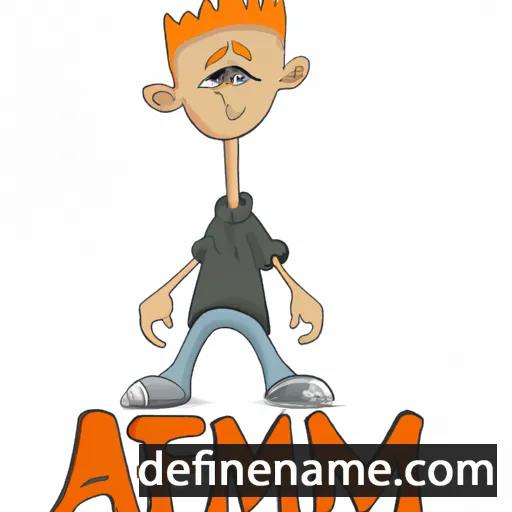 cartoon of the name Artem