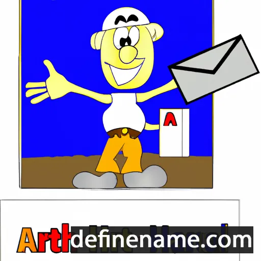 cartoon of the name Arthmail